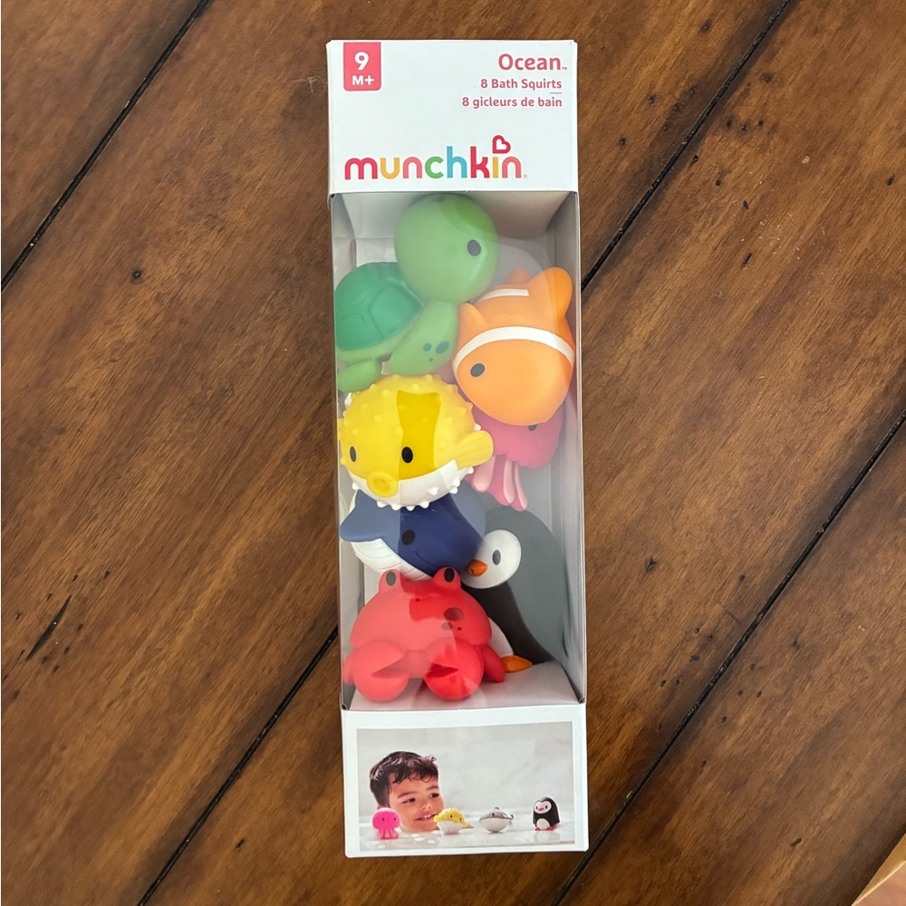 Munchkin Ocean Bath Toys - Colorful Sea Animal Set